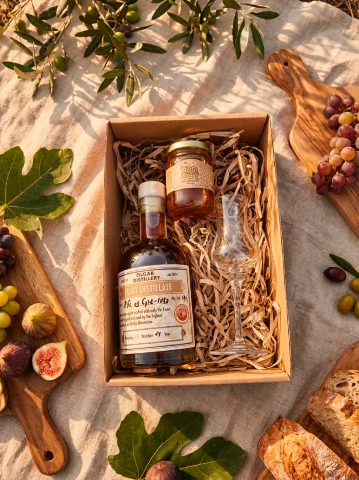 מארז לחיים ודבש – אדום כהה