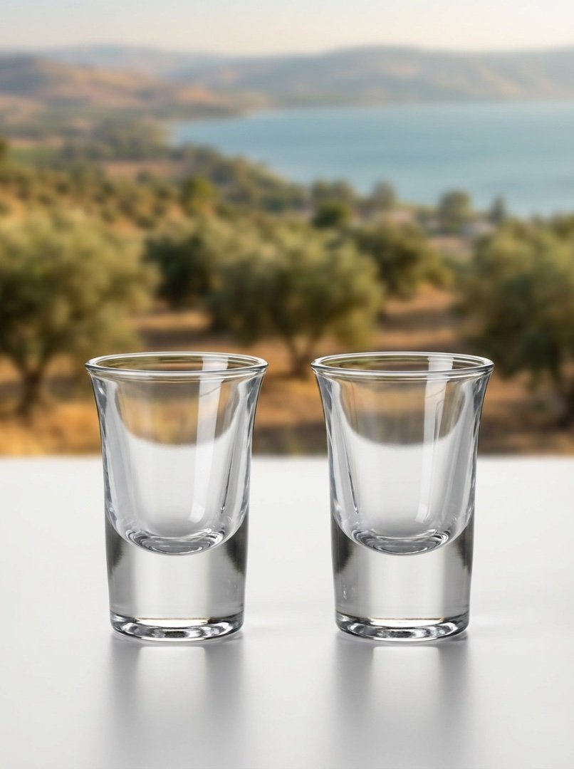 כוס צייסר מזכוכית