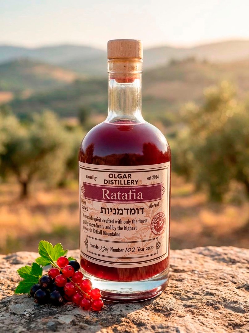 Ratafia דומדמניות 26% אלכוהול 2025